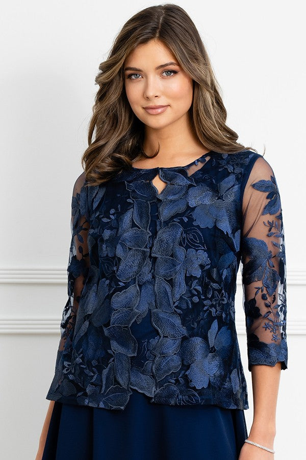 2 Pc Set Knee Length Mob Dress