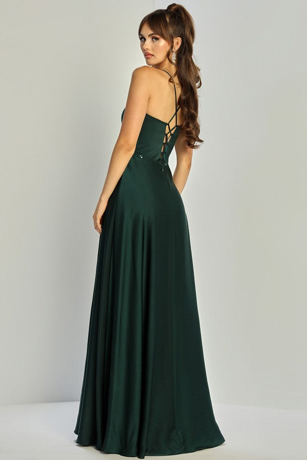 Sleeveless Sweetheart Bead Design Top A Line Dress