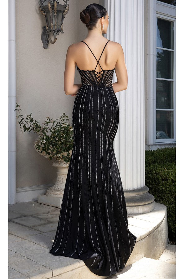 Sleeveless Sweetheart Neck Embellished Dress