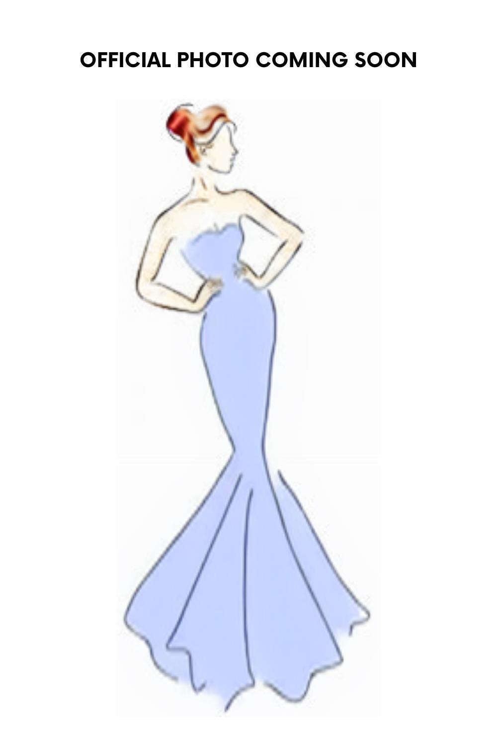 Sleeveless V Neckline Embellished Mermaid Dress