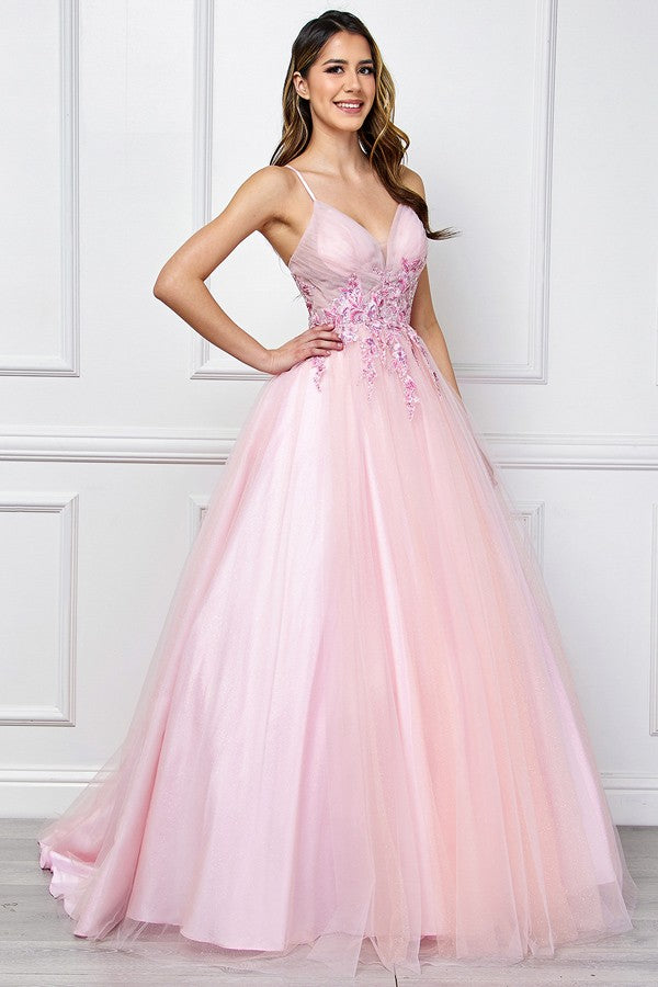 Sleeveless Sweetheart A Line Dress