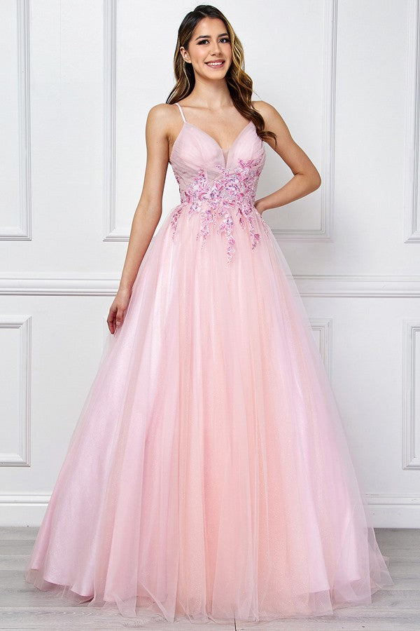 Sleeveless Sweetheart A Line Dress