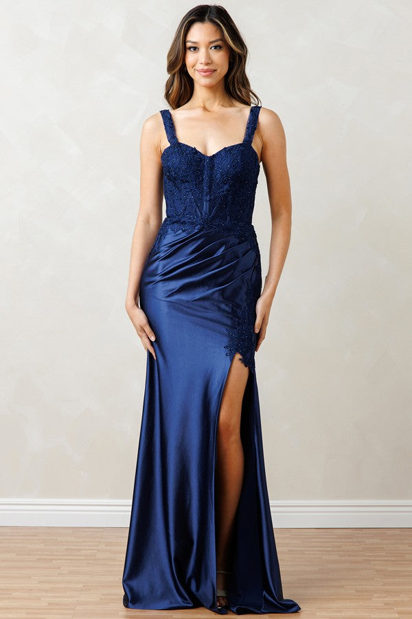 Sleeveless Embroidered Top Mob Sheath Dress