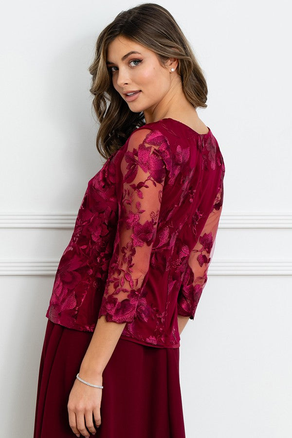 2 Pc Set Knee Length Mob Dress