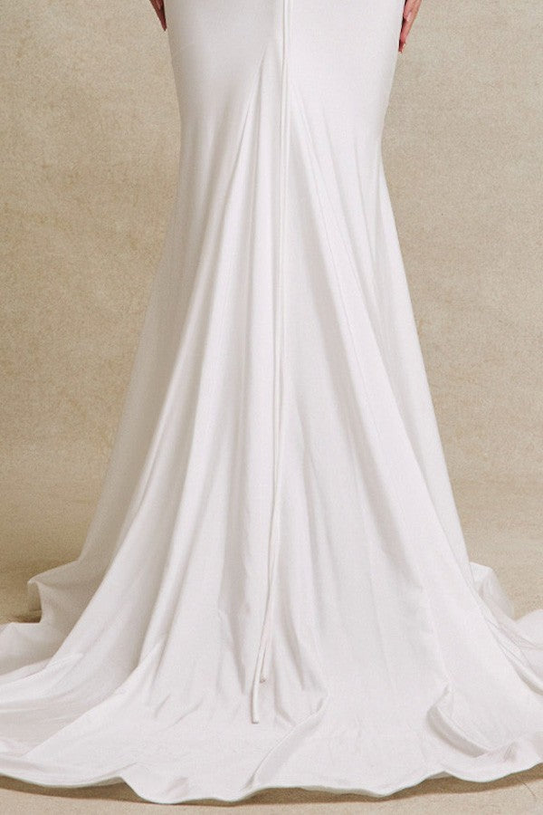 Sleeveless Spaghetti Straps Sweetheart Sheath Dres