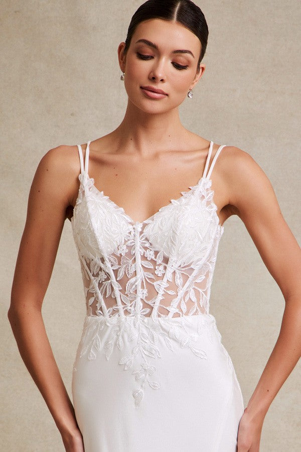 Sleeveless Spaghetti Straps Sweetheart Sheath Dres