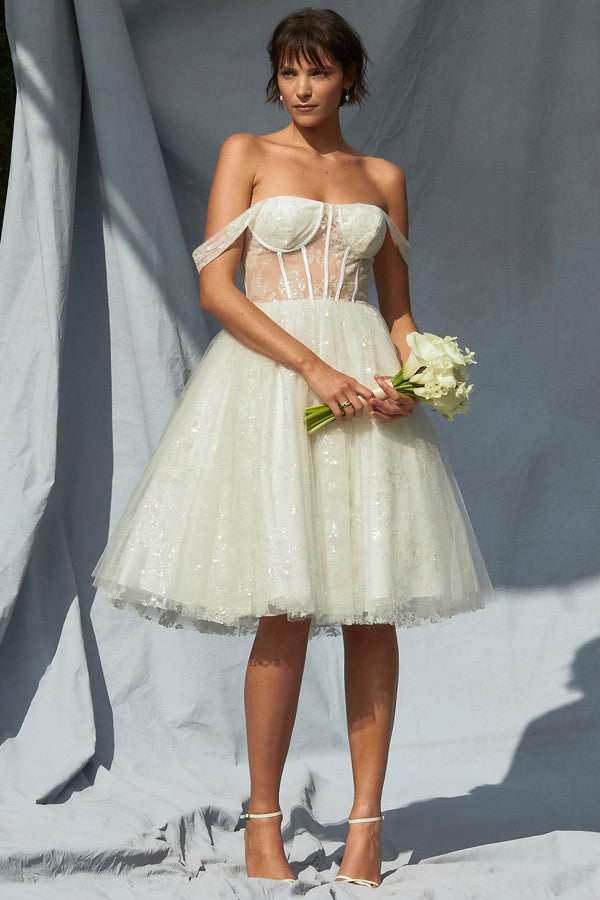 Strapless Sweetheart Pleat Top Mini Dress