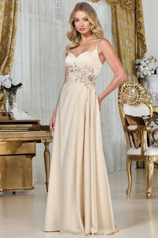 Sleeveless Sweetheart Bead Design Top A Line Dress